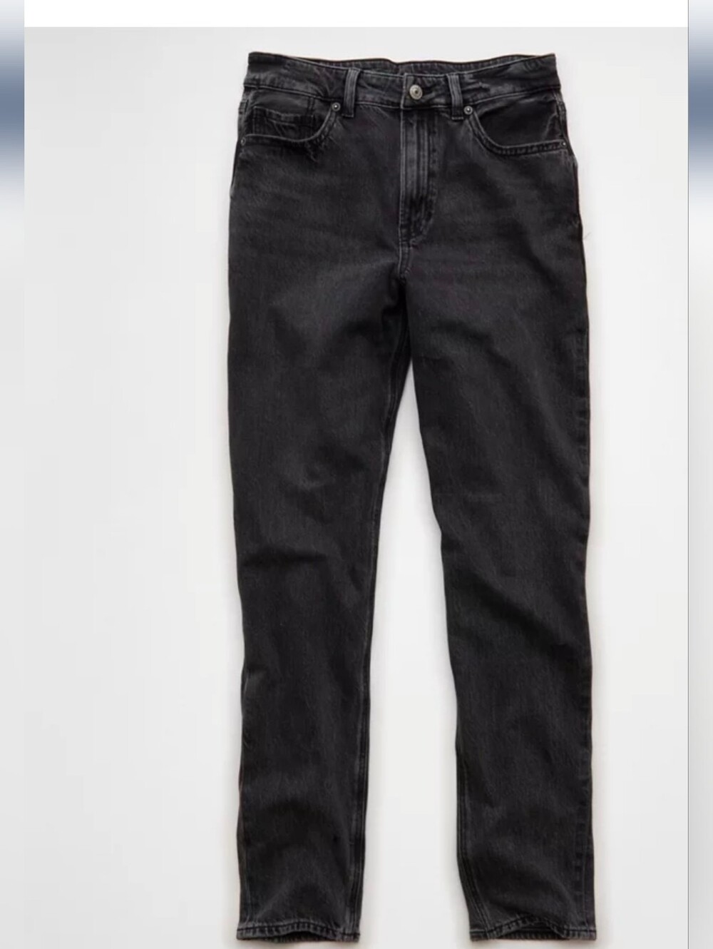 American Eagle Outfitters Super High-Rise Mom Jeans - Black